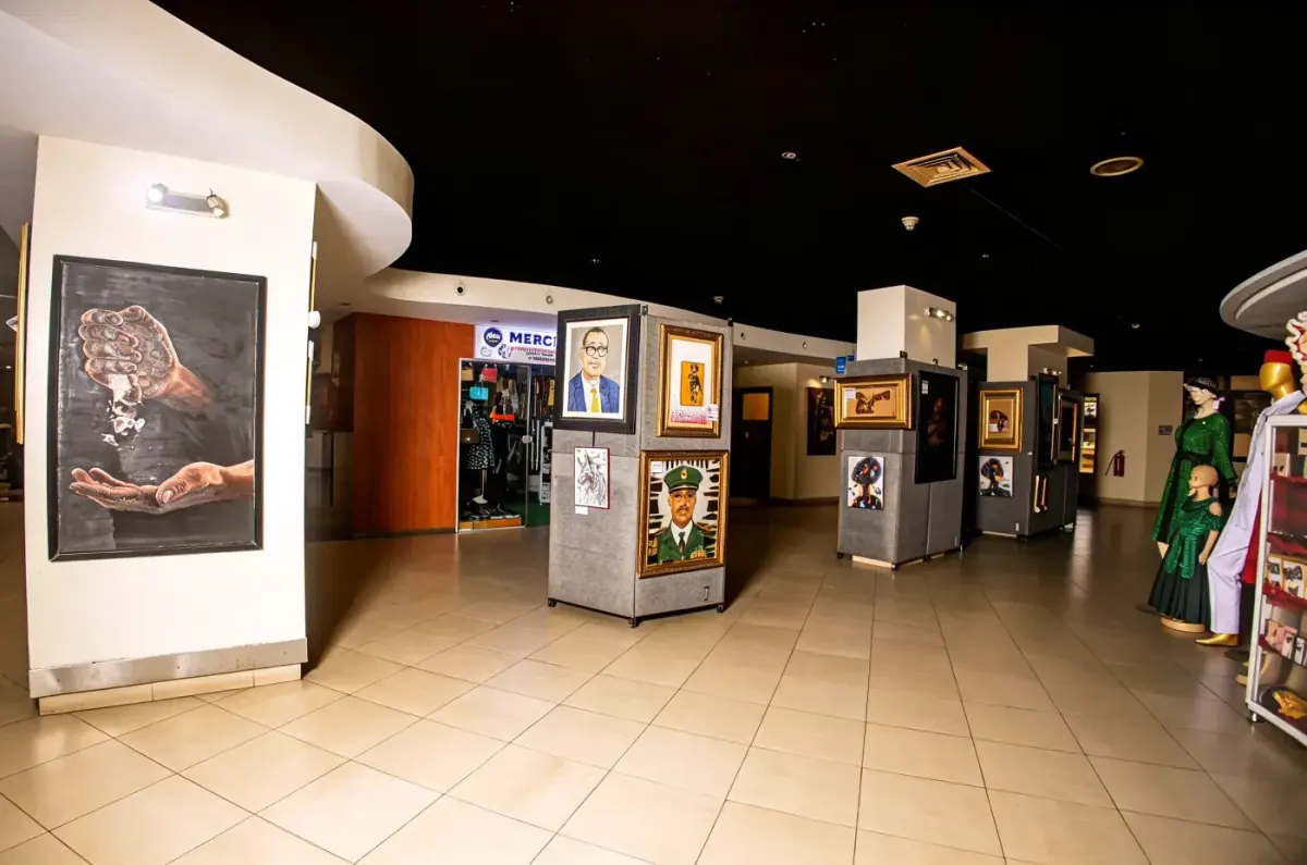 Art and retail arcade at Festival Hotel, Festac Town, Amuwo Odofin Lagos